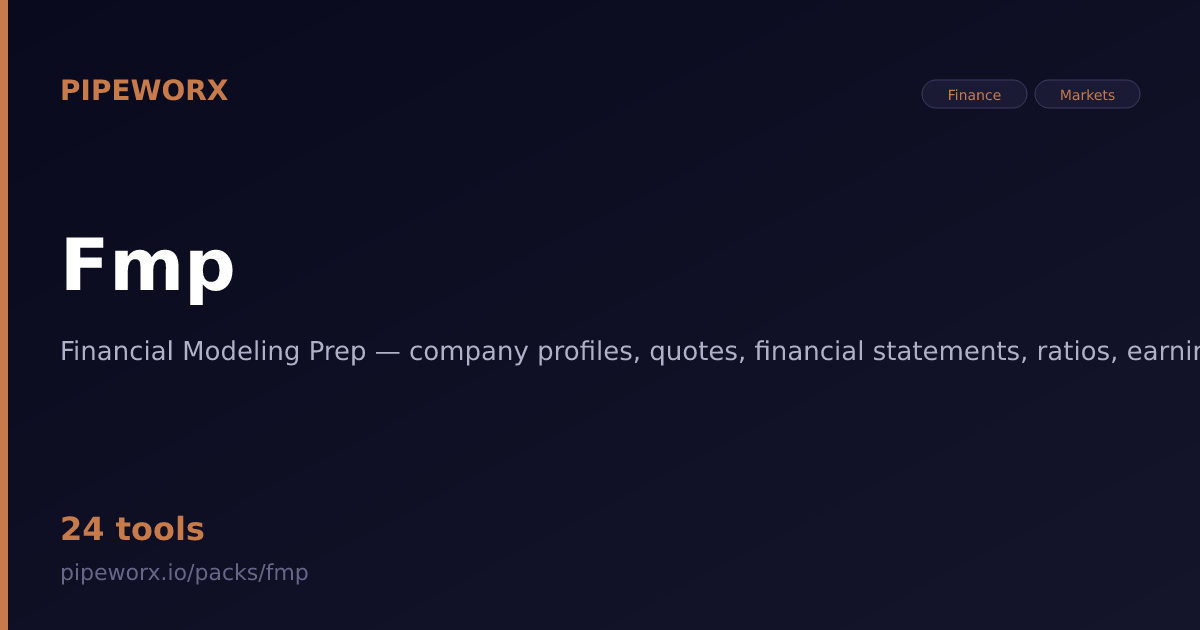 Fmp MCP Server — Pipeworx