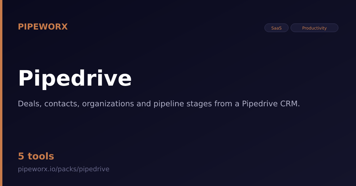 Pipedrive Rest Api Pipedrive MCP Server — Pipeworx
